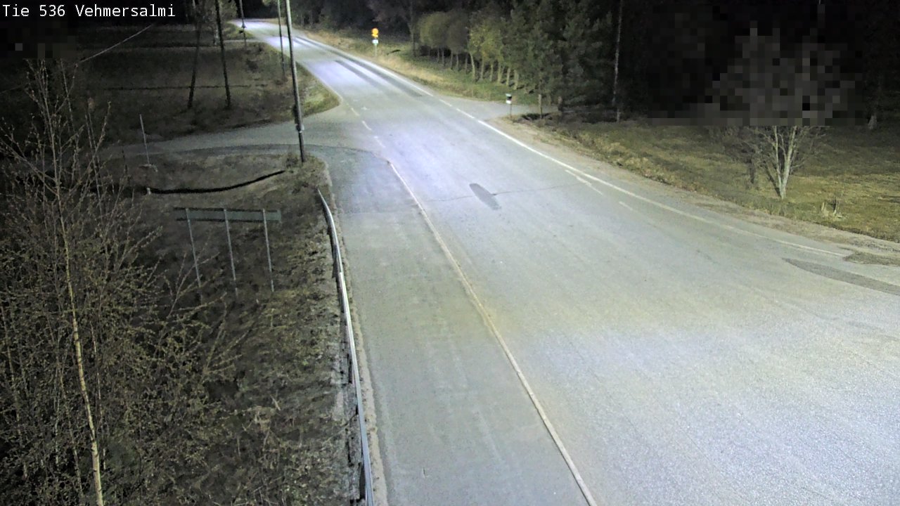 Weather Camera Image Väg 536 Kuopio, Vehmersalmi, Kuopio, Pohjois-Savo