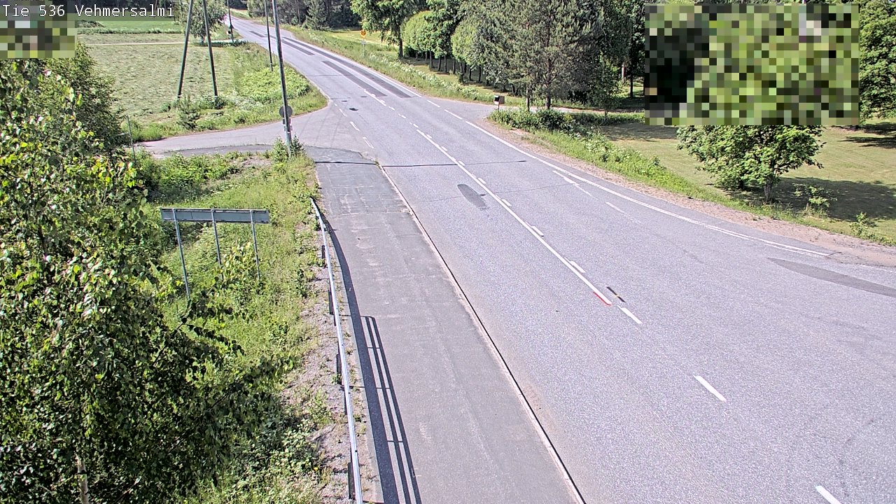 Weather Camera Image Road 536 Kuopio, Vehmersalmi, Kuopio, Pohjois-Savo