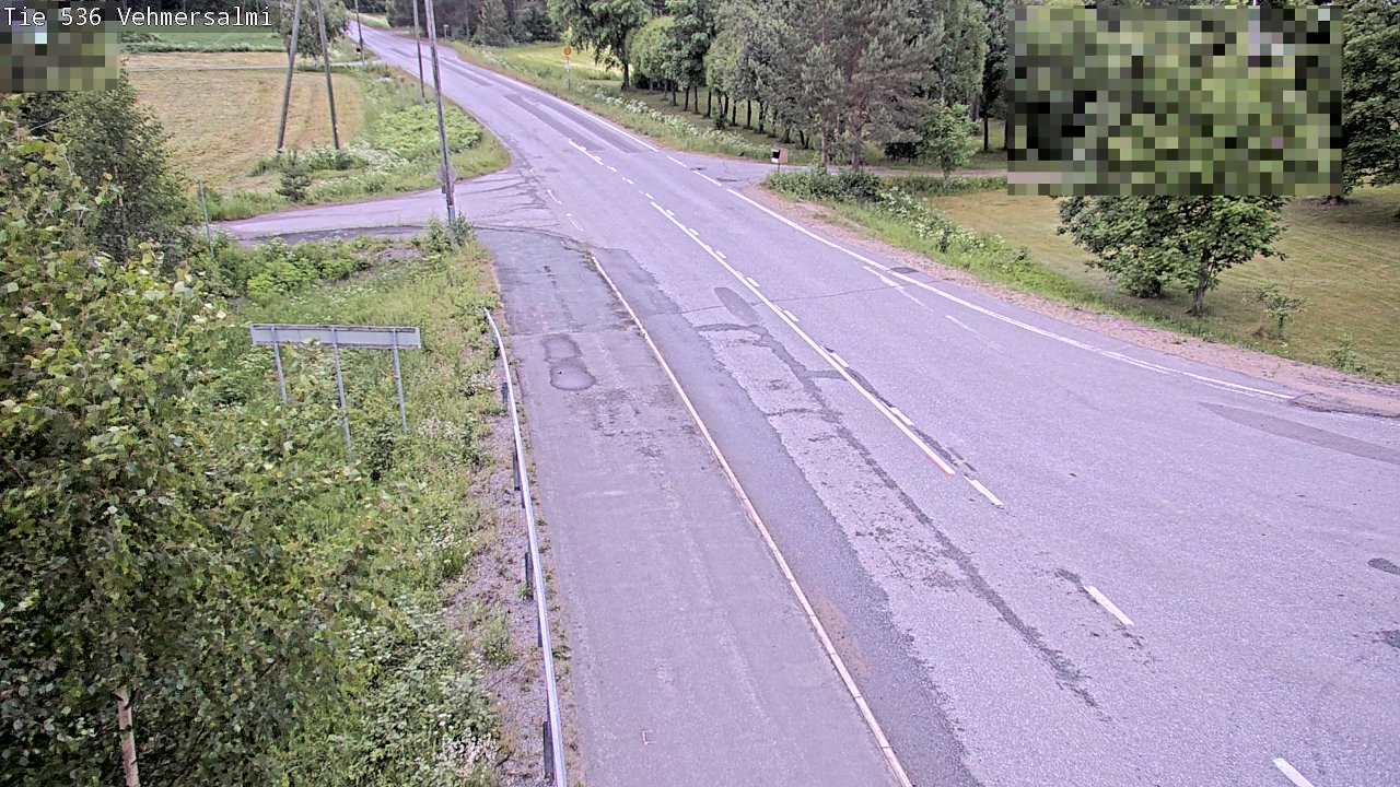 Weather Camera Image Road 536 Kuopio, Vehmersalmi, Kuopio, Pohjois-Savo