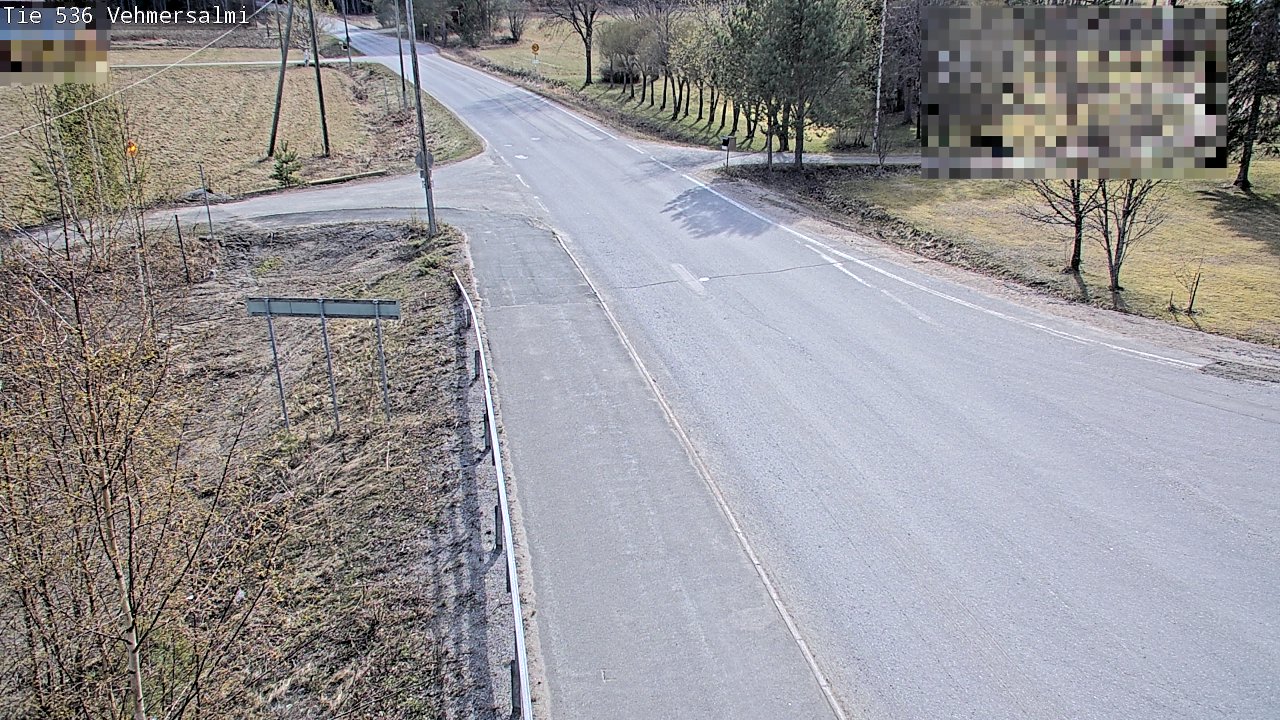 Weather Camera Image Väg 536 Kuopio, Vehmersalmi, Kuopio, Pohjois-Savo