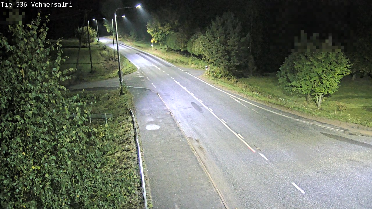 Weather Camera Image Väg 536 Kuopio, Vehmersalmi, Kuopio, Pohjois-Savo
