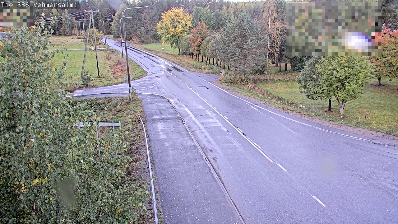 Weather Camera Image Väg 536 Kuopio, Vehmersalmi, Kuopio, Pohjois-Savo