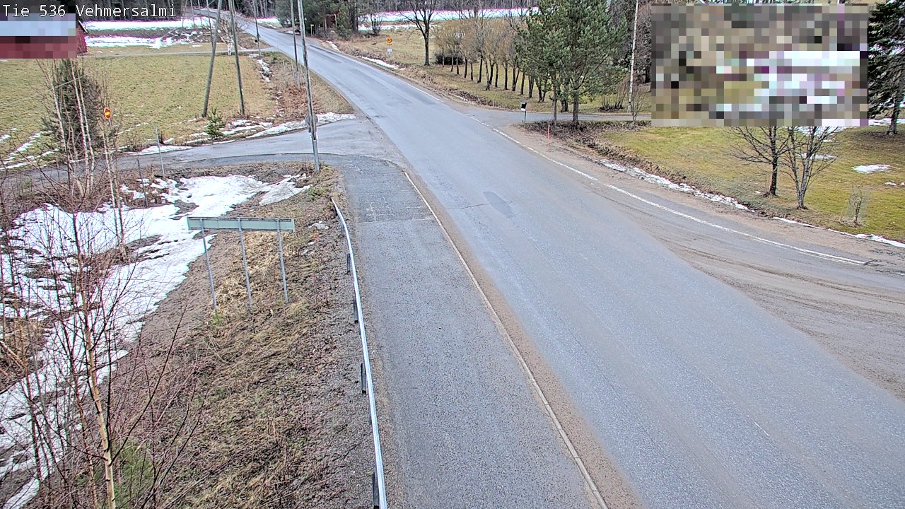 Weather Camera Image Road 536 Kuopio, Vehmersalmi, Kuopio, Pohjois-Savo