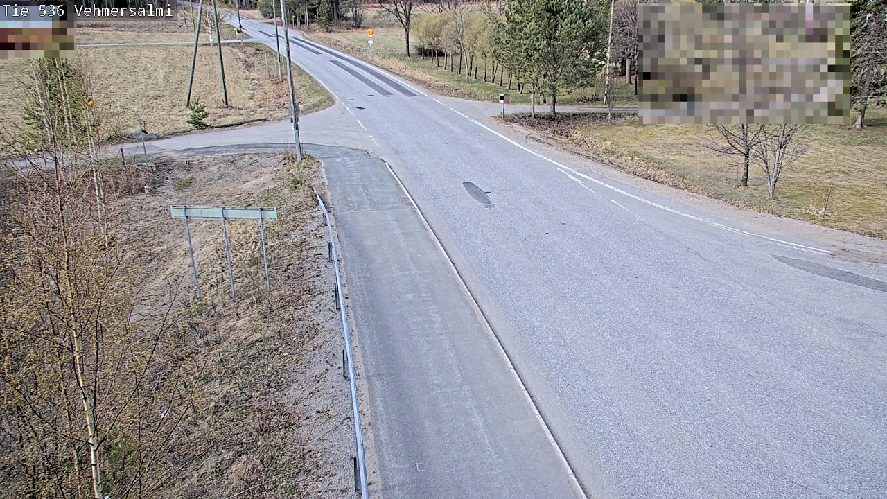 Weather Camera Image Road 536 Kuopio, Vehmersalmi, Kuopio, Pohjois-Savo