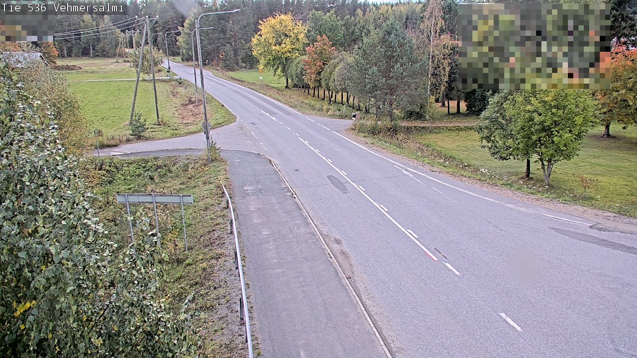 Weather Camera Image Road 536 Kuopio, Vehmersalmi, Kuopio, Pohjois-Savo