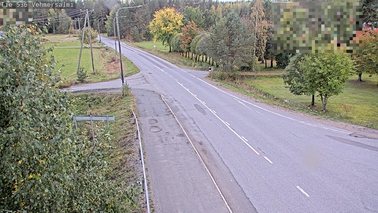 Weather Camera Image Väg 536 Kuopio, Vehmersalmi, Kuopio, Pohjois-Savo