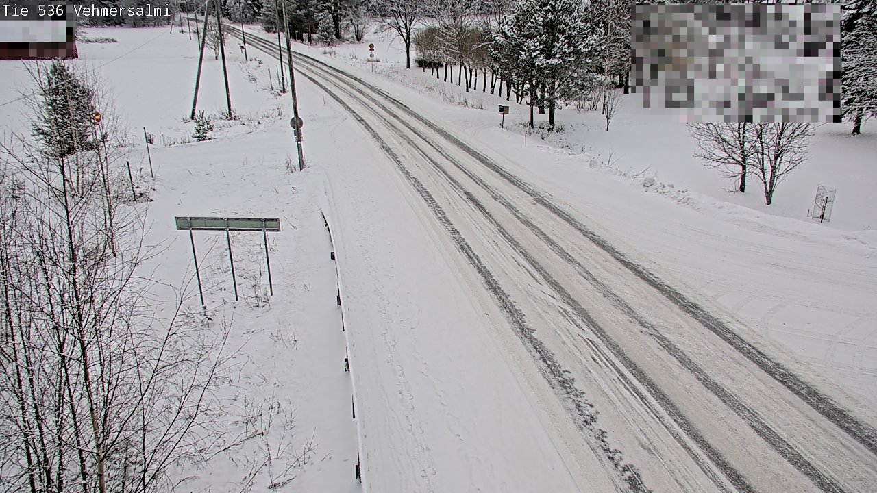 Weather Camera Image Road 536 Kuopio, Vehmersalmi, Kuopio, Pohjois-Savo