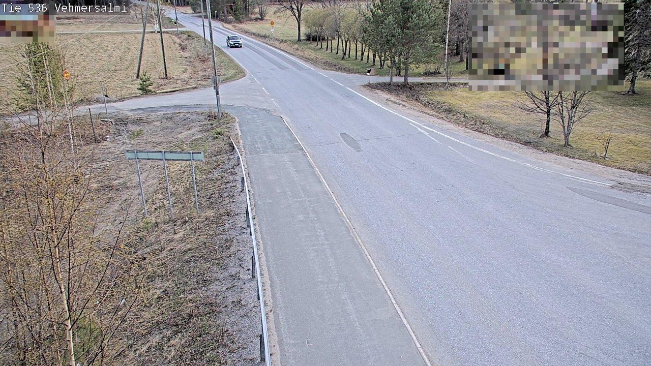 Weather Camera Image Väg 536 Kuopio, Vehmersalmi, Kuopio, Pohjois-Savo