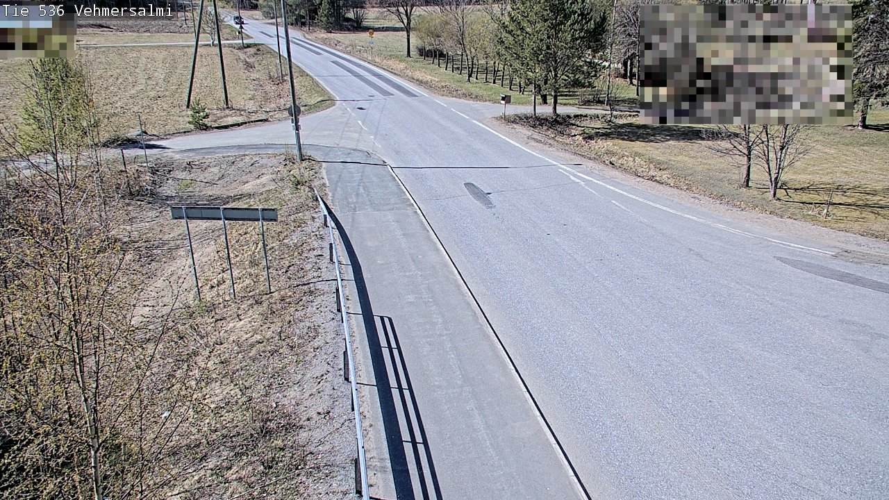 Weather Camera Image Road 536 Kuopio, Vehmersalmi, Kuopio, Pohjois-Savo