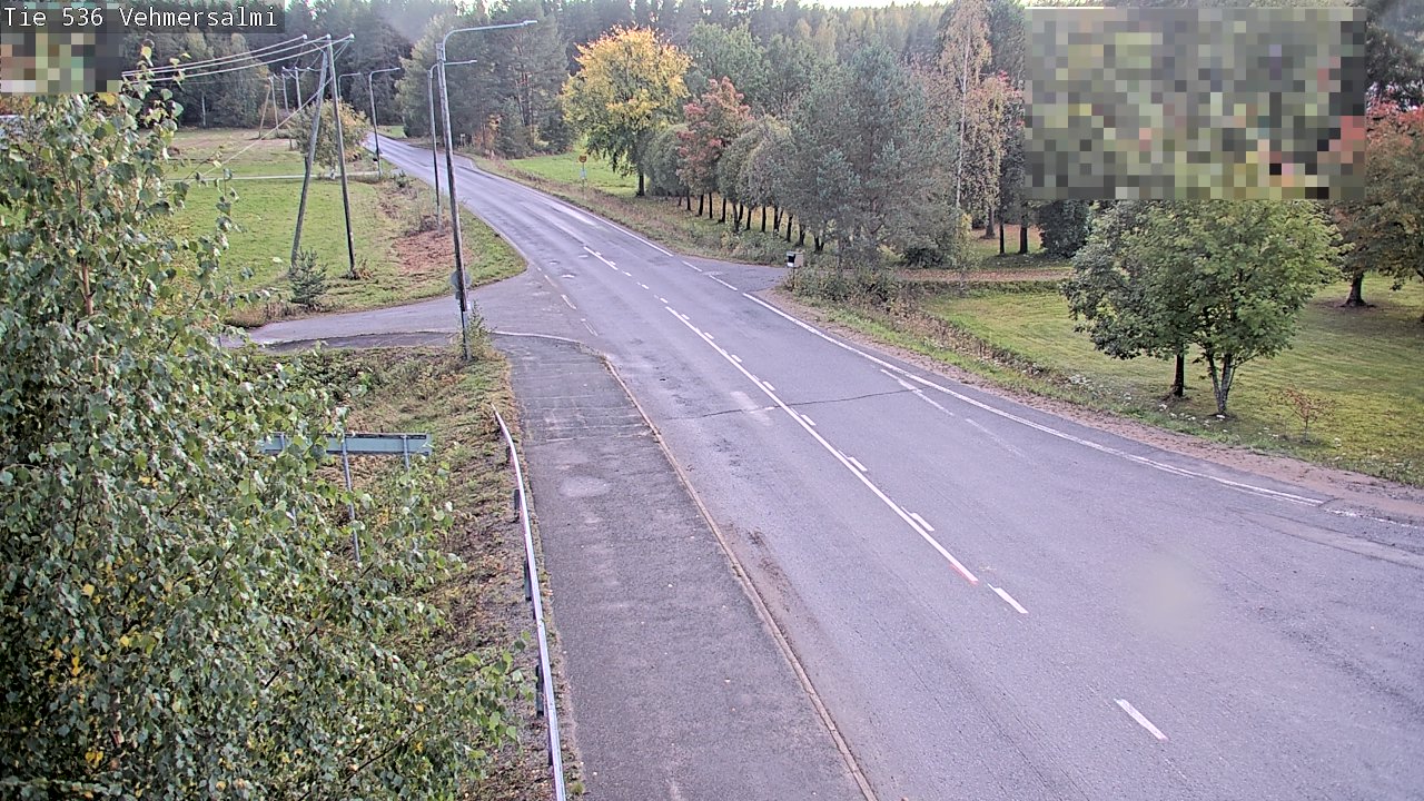 Weather Camera Image Väg 536 Kuopio, Vehmersalmi, Kuopio, Pohjois-Savo