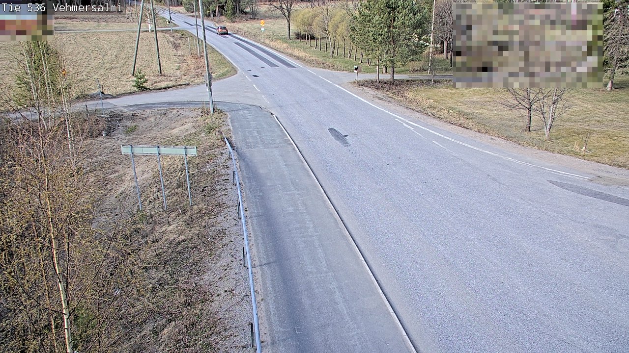 Weather Camera Image Road 536 Kuopio, Vehmersalmi, Kuopio, Pohjois-Savo