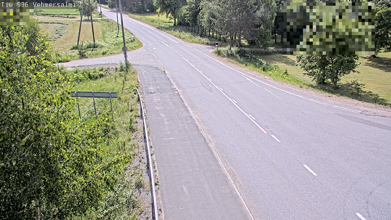 Weather Camera Image Road 536 Kuopio, Vehmersalmi, Kuopio, Pohjois-Savo