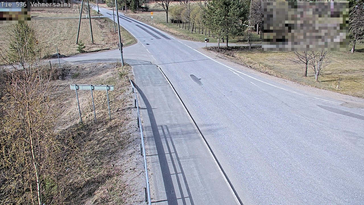 Weather Camera Image Road 536 Kuopio, Vehmersalmi, Kuopio, Pohjois-Savo