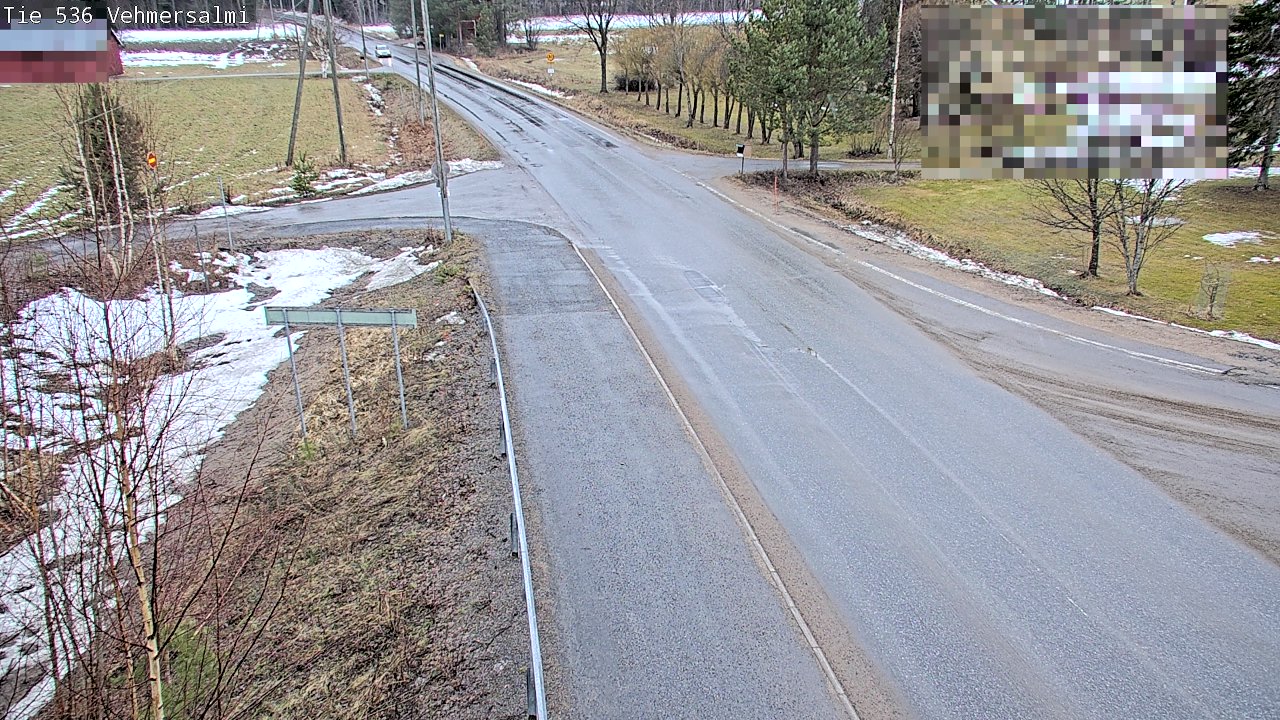 Weather Camera Image Väg 536 Kuopio, Vehmersalmi, Kuopio, Pohjois-Savo