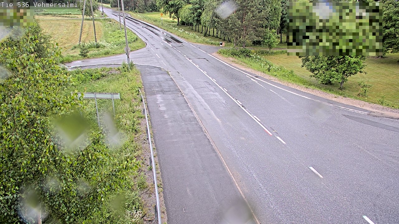 Weather Camera Image Road 536 Kuopio, Vehmersalmi, Kuopio, Pohjois-Savo