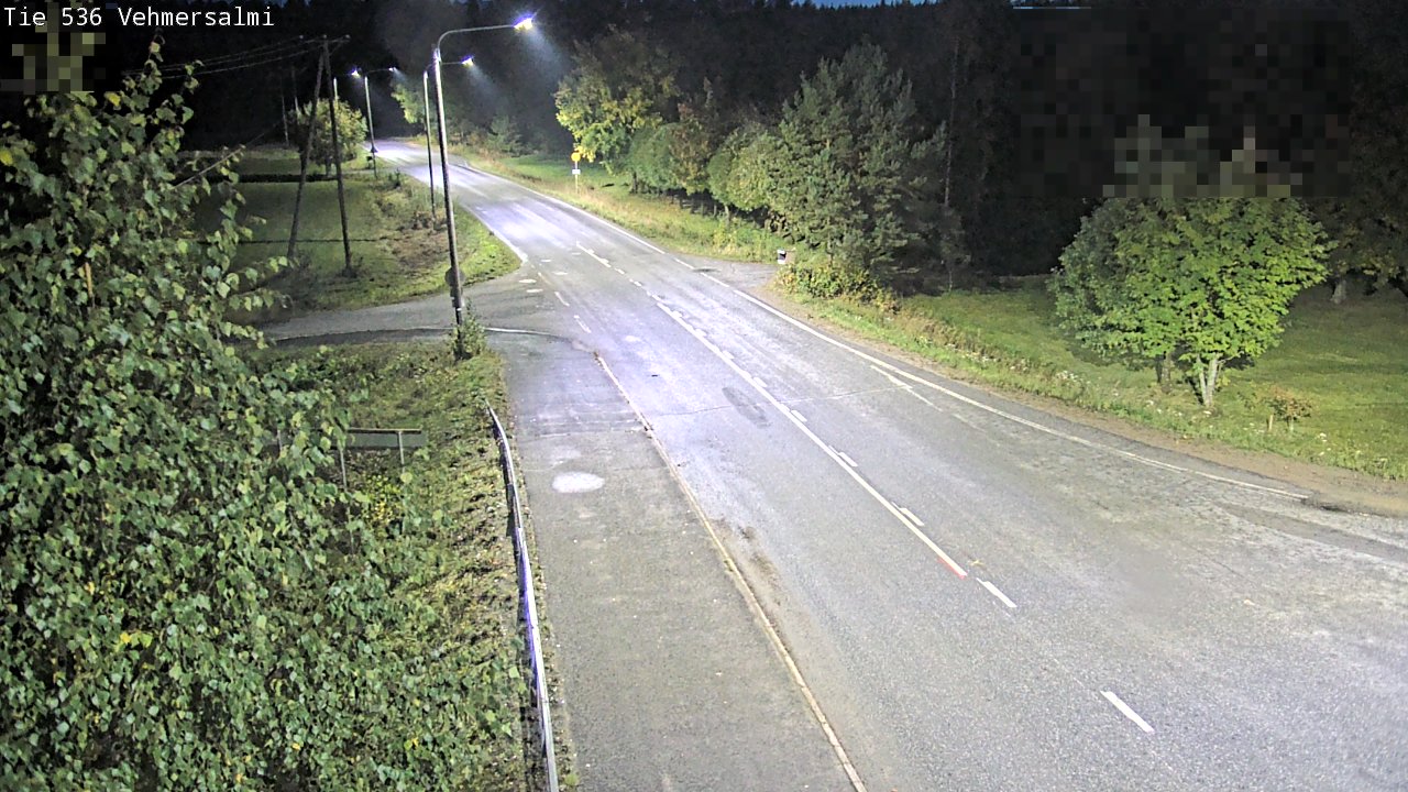 Weather Camera Image Väg 536 Kuopio, Vehmersalmi, Kuopio, Pohjois-Savo