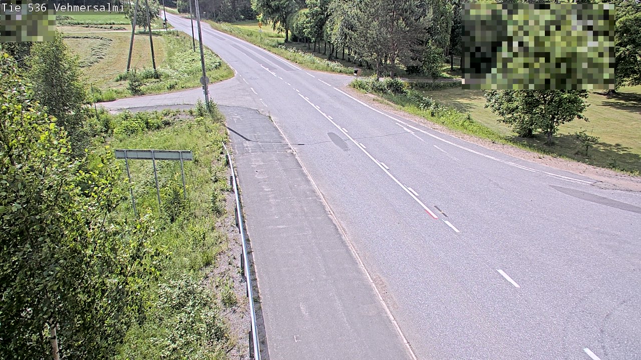 Weather Camera Image Road 536 Kuopio, Vehmersalmi, Kuopio, Pohjois-Savo