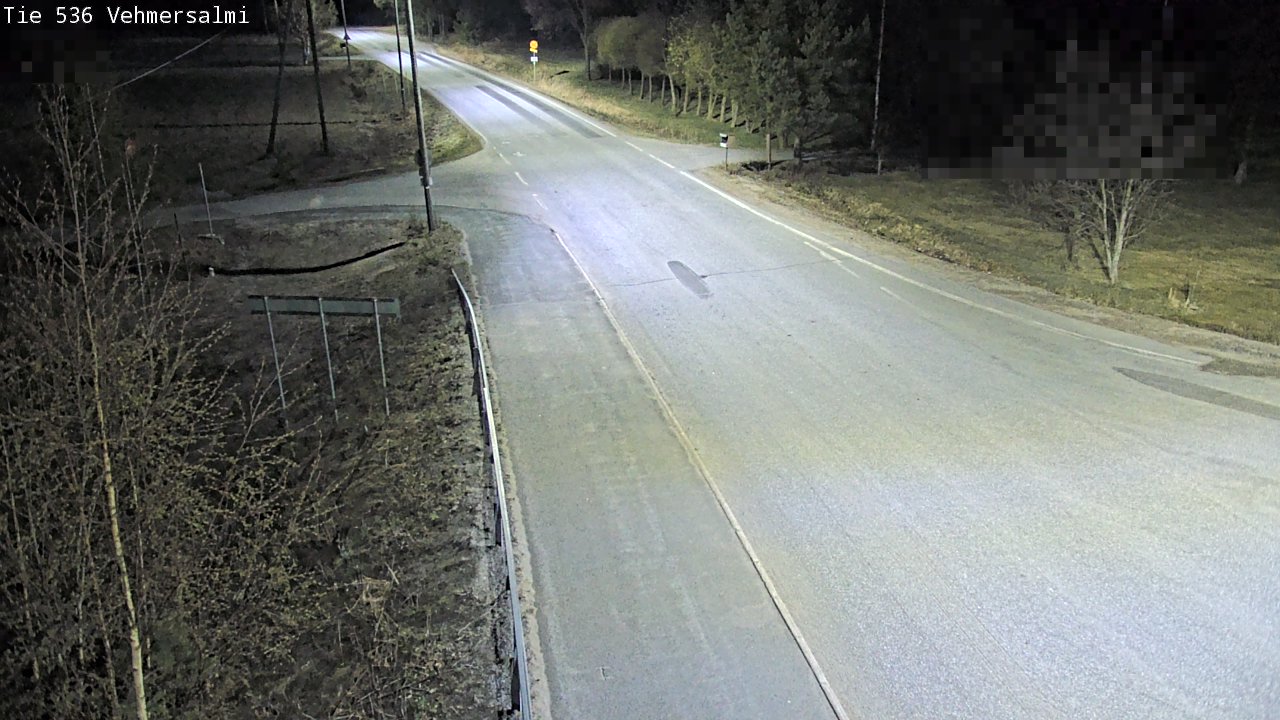 Weather Camera Image Väg 536 Kuopio, Vehmersalmi, Kuopio, Pohjois-Savo