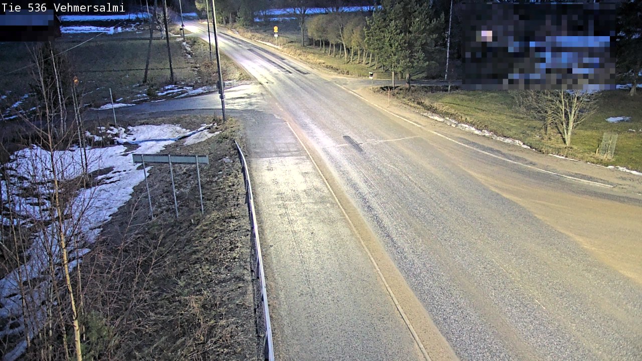 Weather Camera Image Road 536 Kuopio, Vehmersalmi, Kuopio, Pohjois-Savo