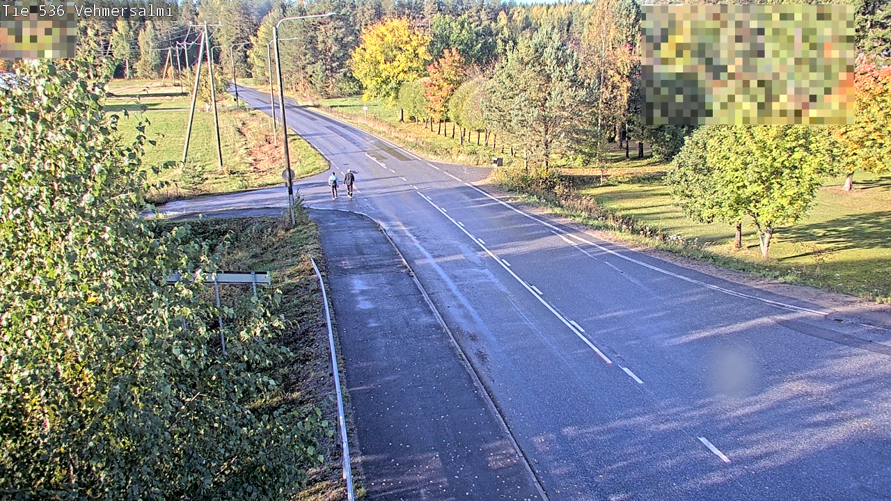 Weather Camera Image Väg 536 Kuopio, Vehmersalmi, Kuopio, Pohjois-Savo