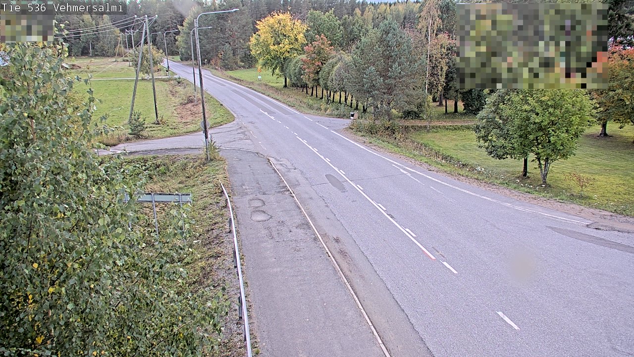 Weather Camera Image Väg 536 Kuopio, Vehmersalmi, Kuopio, Pohjois-Savo