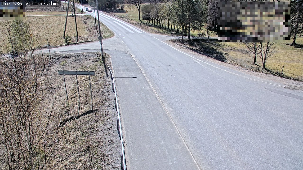 Weather Camera Image Väg 536 Kuopio, Vehmersalmi, Kuopio, Pohjois-Savo