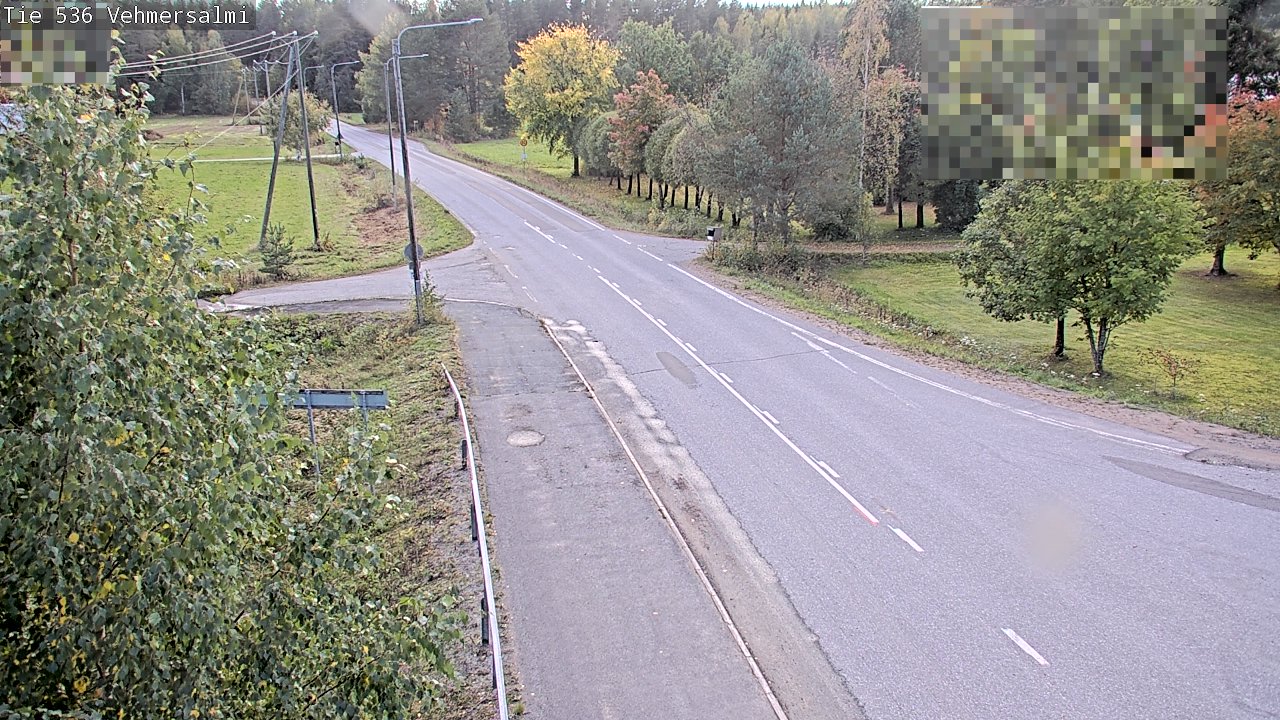 Weather Camera Image Väg 536 Kuopio, Vehmersalmi, Kuopio, Pohjois-Savo