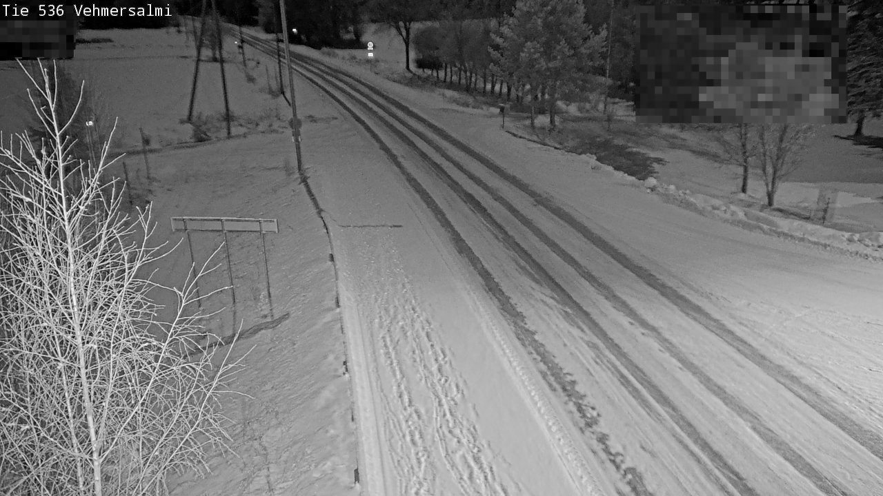 Weather Camera Image Väg 536 Kuopio, Vehmersalmi, Kuopio, Pohjois-Savo