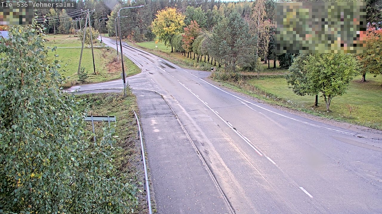Weather Camera Image Väg 536 Kuopio, Vehmersalmi, Kuopio, Pohjois-Savo