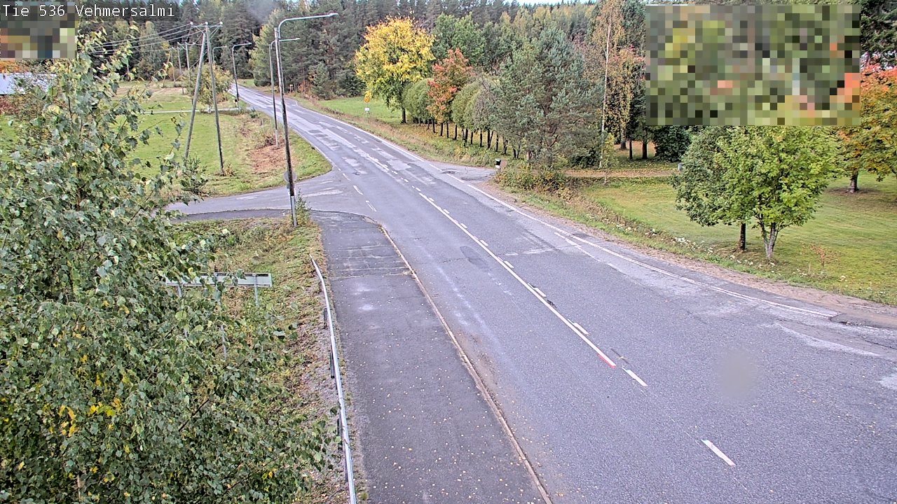 Weather Camera Image Väg 536 Kuopio, Vehmersalmi, Kuopio, Pohjois-Savo