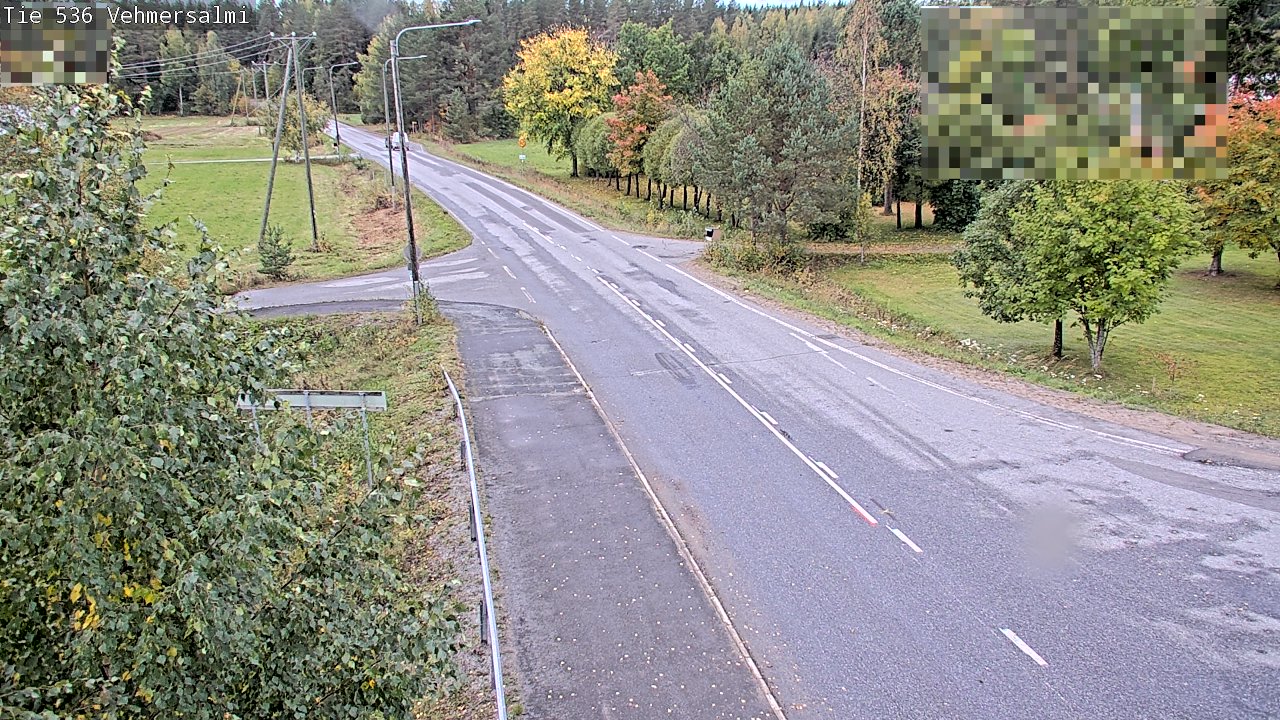 Weather Camera Image Väg 536 Kuopio, Vehmersalmi, Kuopio, Pohjois-Savo