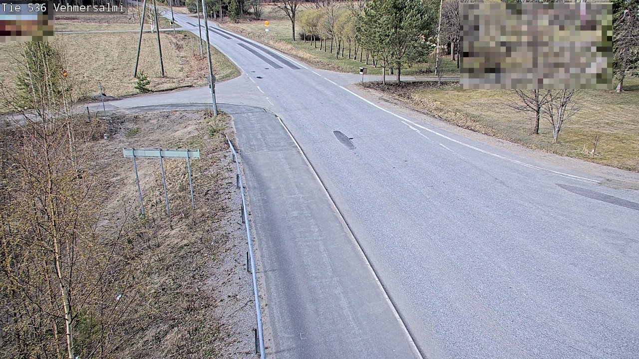 Weather Camera Image Road 536 Kuopio, Vehmersalmi, Kuopio, Pohjois-Savo