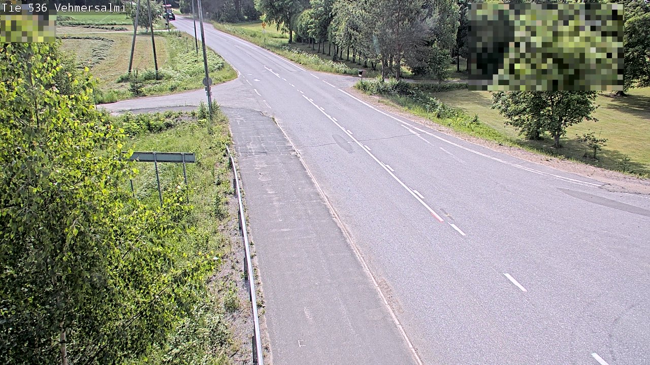 Weather Camera Image Road 536 Kuopio, Vehmersalmi, Kuopio, Pohjois-Savo