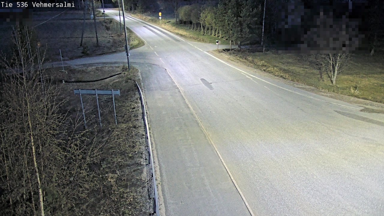 Weather Camera Image Väg 536 Kuopio, Vehmersalmi, Kuopio, Pohjois-Savo