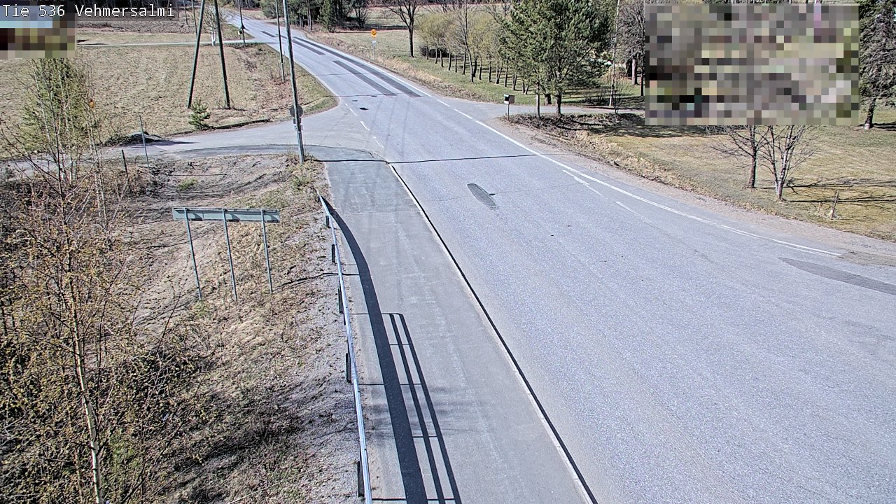 Weather Camera Image Road 536 Kuopio, Vehmersalmi, Kuopio, Pohjois-Savo
