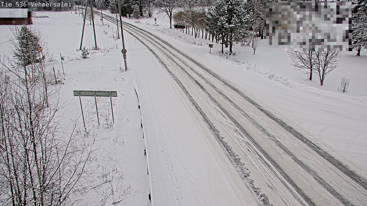 Weather Camera Image Road 536 Kuopio, Vehmersalmi, Kuopio, Pohjois-Savo