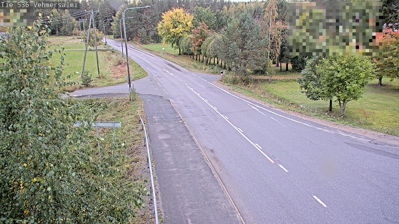 Weather Camera Image Väg 536 Kuopio, Vehmersalmi, Kuopio, Pohjois-Savo