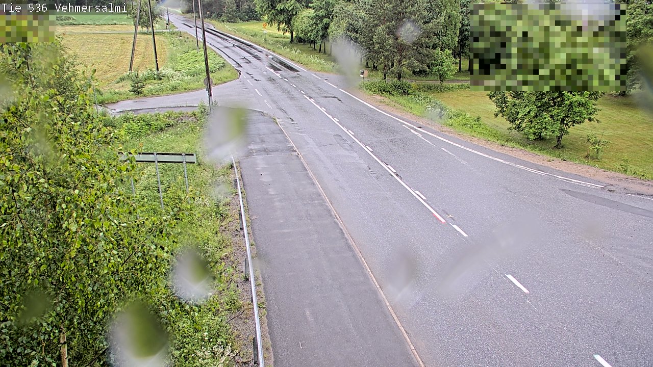Weather Camera Image Väg 536 Kuopio, Vehmersalmi, Kuopio, Pohjois-Savo