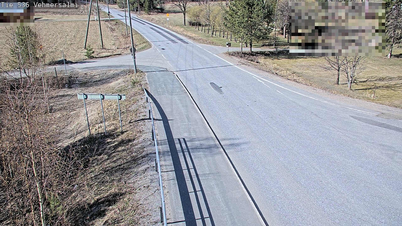 Weather Camera Image Väg 536 Kuopio, Vehmersalmi, Kuopio, Pohjois-Savo