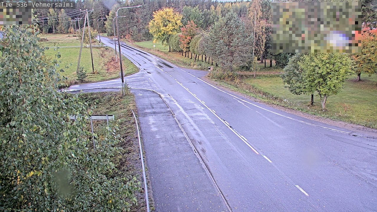 Weather Camera Image Väg 536 Kuopio, Vehmersalmi, Kuopio, Pohjois-Savo