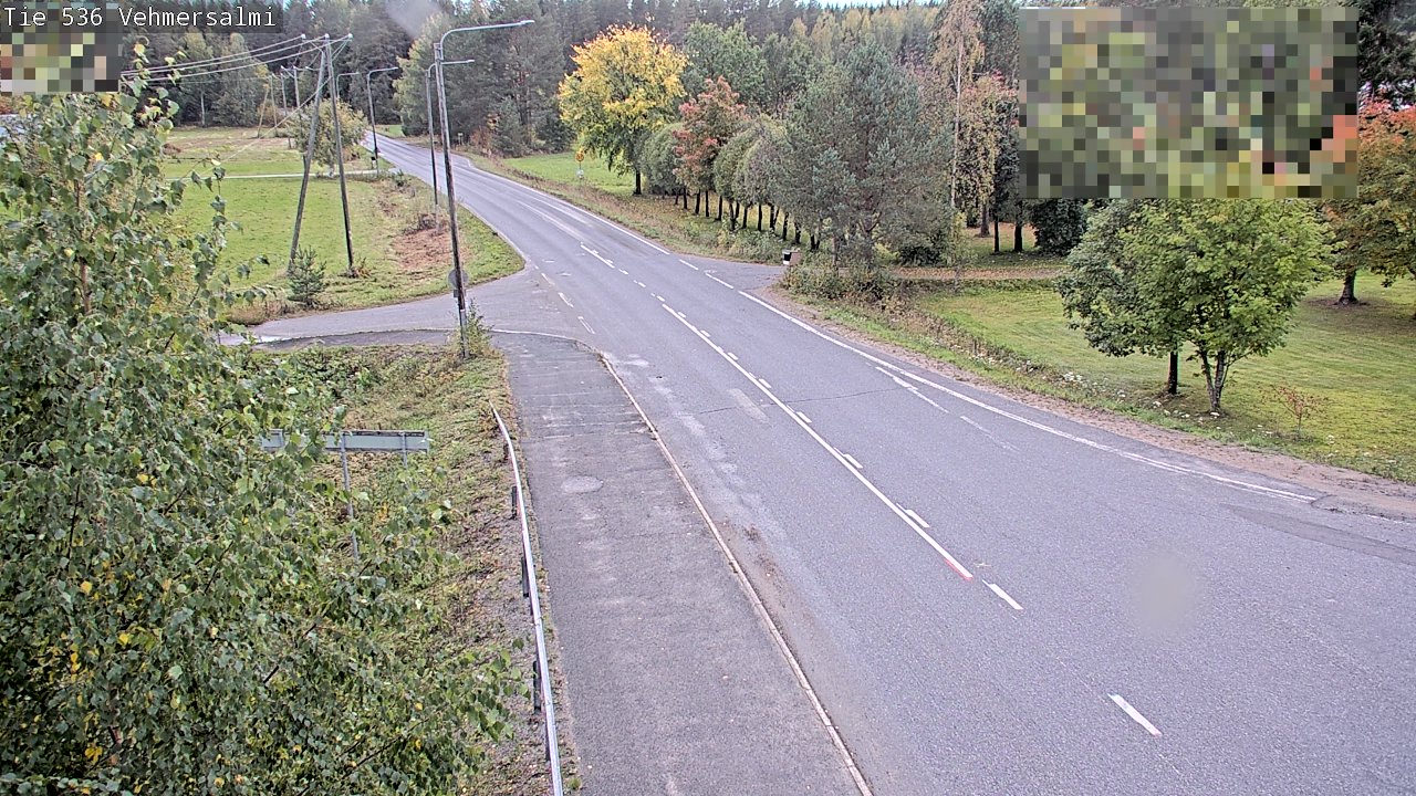 Weather Camera Image Väg 536 Kuopio, Vehmersalmi, Kuopio, Pohjois-Savo