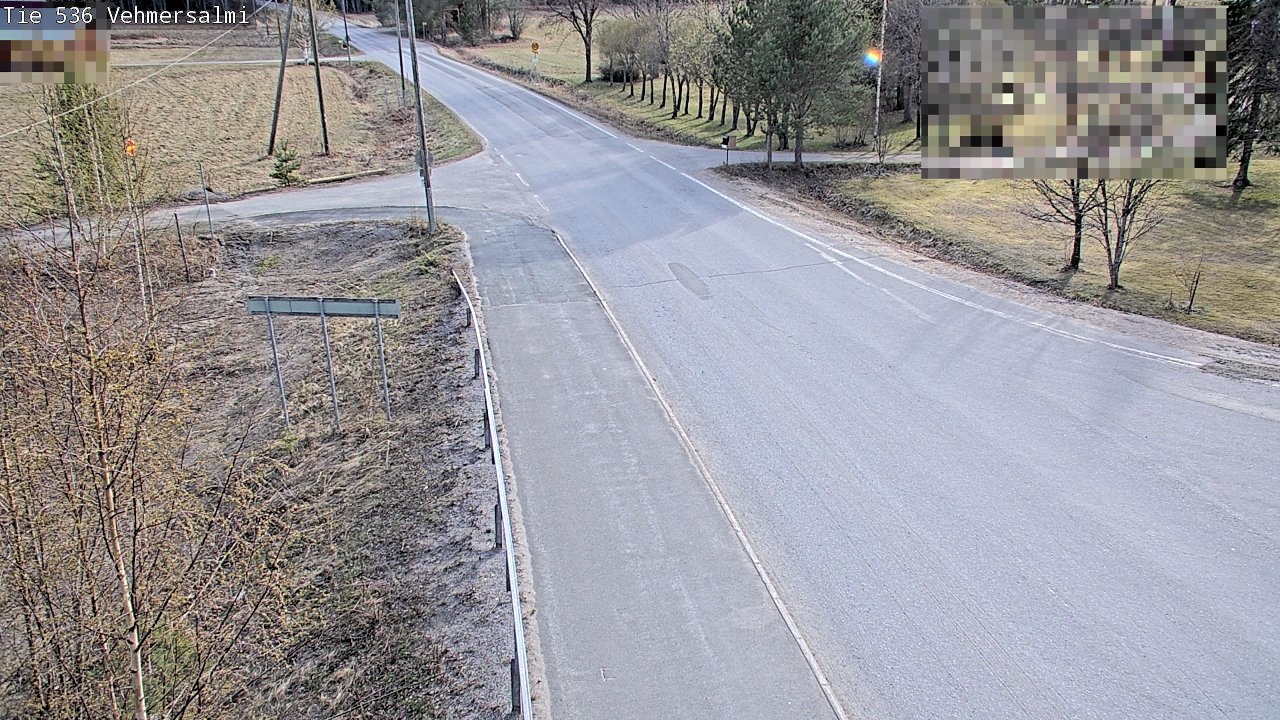 Weather Camera Image Väg 536 Kuopio, Vehmersalmi, Kuopio, Pohjois-Savo