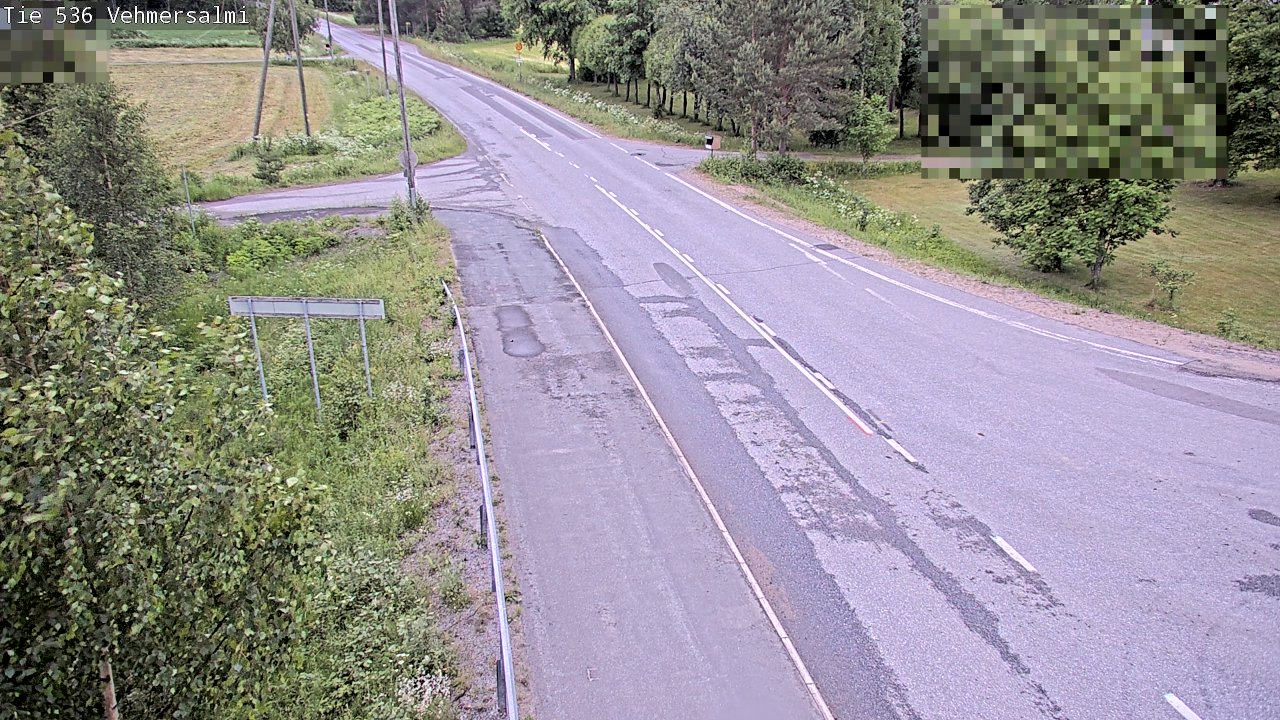 Weather Camera Image Road 536 Kuopio, Vehmersalmi, Kuopio, Pohjois-Savo
