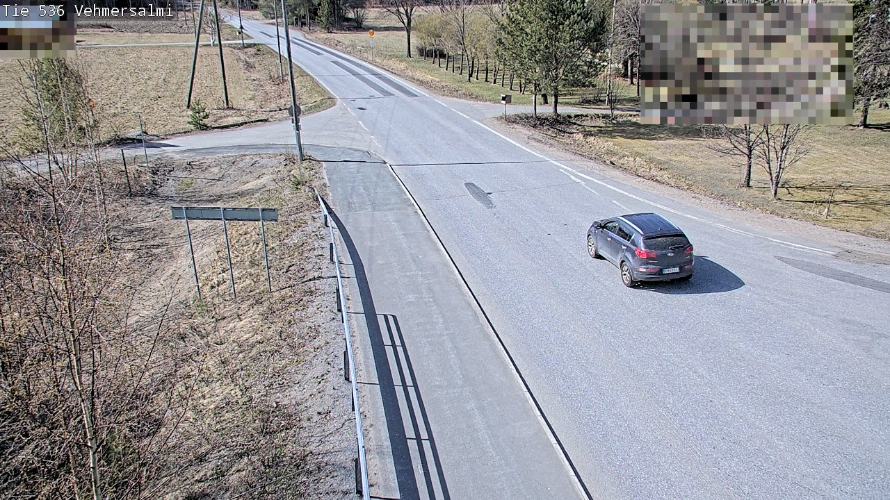 Weather Camera Image Väg 536 Kuopio, Vehmersalmi, Kuopio, Pohjois-Savo