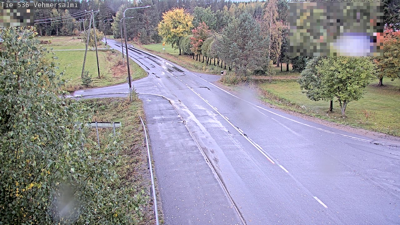 Weather Camera Image Väg 536 Kuopio, Vehmersalmi, Kuopio, Pohjois-Savo