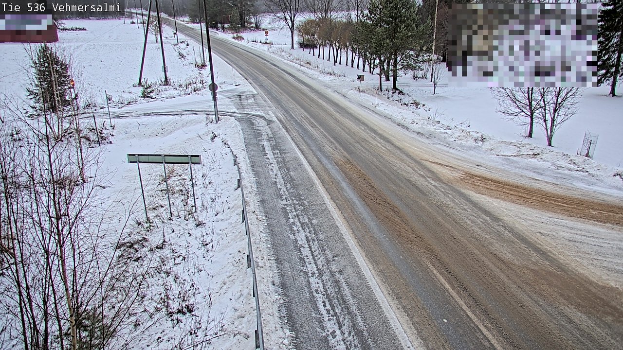 Weather Camera Image Road 536 Kuopio, Vehmersalmi, Kuopio, Pohjois-Savo