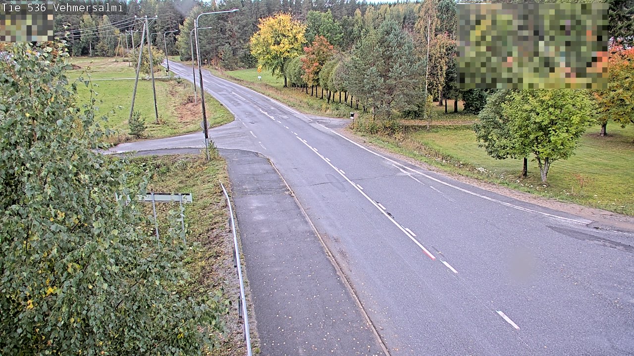 Weather Camera Image Väg 536 Kuopio, Vehmersalmi, Kuopio, Pohjois-Savo
