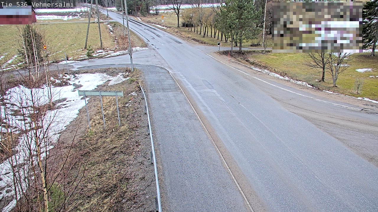Weather Camera Image Road 536 Kuopio, Vehmersalmi, Kuopio, Pohjois-Savo