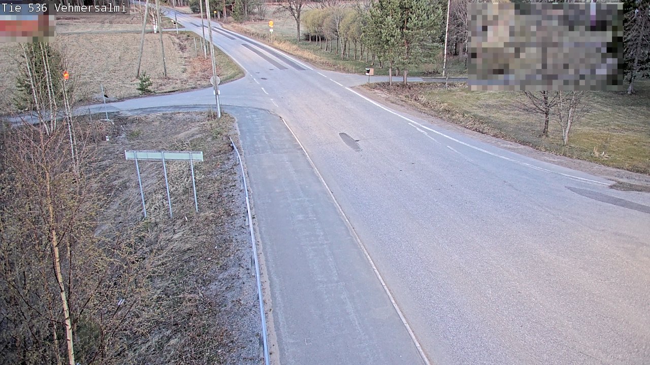 Weather Camera Image Väg 536 Kuopio, Vehmersalmi, Kuopio, Pohjois-Savo