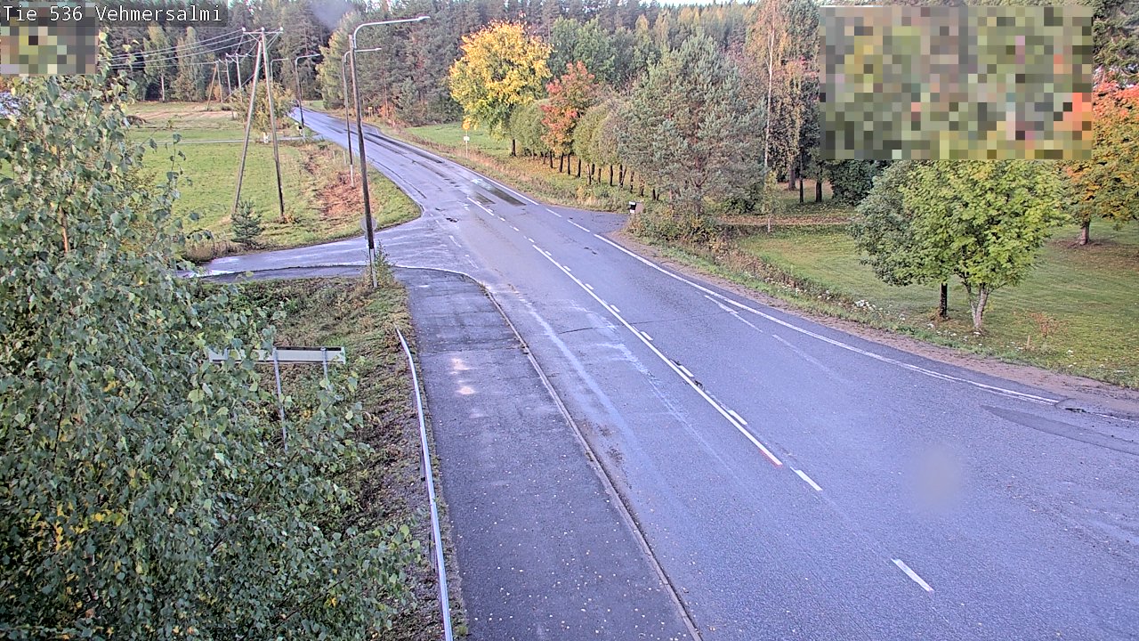 Weather Camera Image Väg 536 Kuopio, Vehmersalmi, Kuopio, Pohjois-Savo